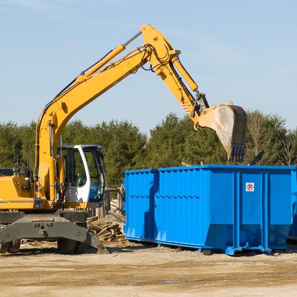 are there any restrictions on where a residential dumpster can be placed in Gross